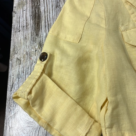Chicos Womens Blazer Size:1 (m)Yellow - Picture 3 of 6